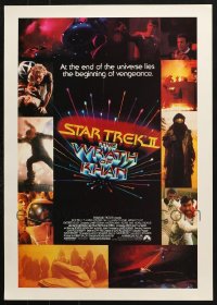 6m274 LOT OF 20 UNFOLDED STAR TREK II: THE WRATH OF KHAN 17x24 SPECIAL POSTERS 1982 cool!
