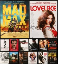 6m293 LOT OF 14 FORMERLY FOLDED 15X21 FRENCH POSTERS 2010s great images from a variety of movies!