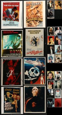 6m313 LOT OF 27 COLOR 8X10 REPRO PHOTOS 1990s great images of celebrities & movie posters!