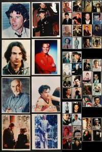 6m308 LOT OF 52 COLOR 8X10 REPRO PHOTOS 1990s great portraits of a variety of celebrities!