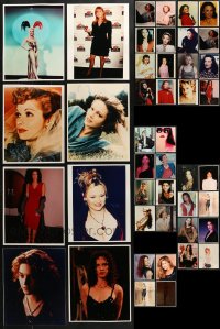 6m309 LOT OF 44 COLOR 8X10 REPRO PHOTOS 2000s great portraits of a variety of celebrities!