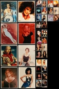 6m311 LOT OF 38 COLOR 8X10 REPRO PHOTOS 2000s great portraits of a variety of celebrities!