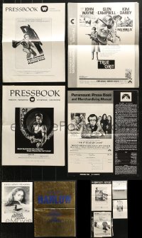 6m104 LOT OF 10 CUT PRESSBOOKS 1960s-1980s advertising for a variety of different movies!