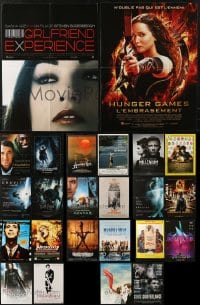 6m287 LOT OF 24 FORMERLY FOLDED 15X21 FRENCH POSTERS 2000s-2010s images from a variety of movies!