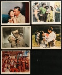 6m219 LOT OF 5 COLOR 8X10 STILLS 1940s-1970s great scenes from a variety of different movies!