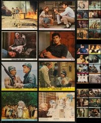 6m215 LOT OF 30 MINI LOBBY CARDS 1960s-1970s great scenes from a variety of different movies!