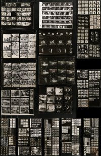 6m178 LOT OF 86 CONTACT SHEETS 1960s great images from a variety of different movies!