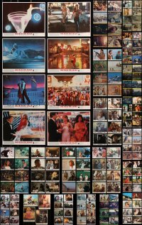 6m143 LOT OF 220 MINI LOBBY CARDS 1960s-1980s great scenes from a variety of different movies!