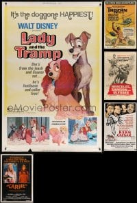 6m121 LOT OF 5 40X60S 1960s-1970s great images from a variety of different movies!