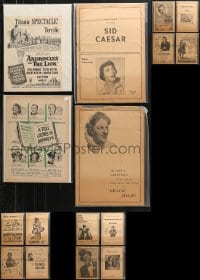 6m252 LOT OF 20 DAILY VARIETY FULL PAGE TRADE ADS 1951 a variety of different movies & stars!