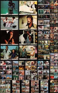 6m139 LOT OF 230 MINI LOBBY CARDS 1970s-1980s great scenes from a variety of different movies!