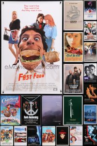 6m346 LOT OF 23 UNFOLDED MOSTLY SINGLE-SIDED MOSTLY 27X41 ONE-SHEETS 1990s cool movie images!