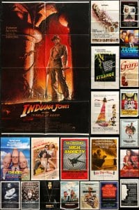 6m019 LOT OF 68 FOLDED ONE-SHEETS 1970s-1990s great images from a variety of different movies!