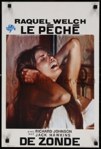 6p195 RESTLESS Belgian 1973 different image of sexy Raquel Welch in anguish!