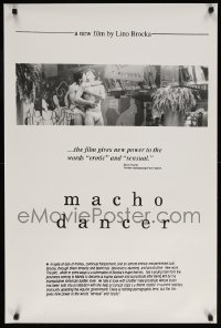 6p037 MACHO DANCER Canadian 1989 new power to the words 'sensual' and 'erotic'!