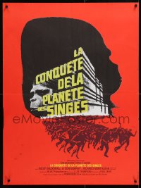 6p768 CONQUEST OF THE PLANET OF THE APES French 23x31 1972 Roddy McDowall, the revolt of the apes!