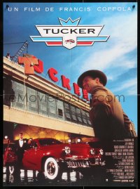 6p881 TUCKER: THE MAN & HIS DREAM French 24x31 1988 Francis Ford Coppola, image of Jeff Bridges!
