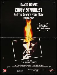 6p891 ZIGGY STARDUST & THE SPIDERS FROM MARS French 24x32 R2003 David Bowie, D. A. Pennebaker directed!