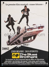 6p907 BLUES BROTHERS French 15x21 1980 John Belushi & Dan Aykroyd are on a mission from God!