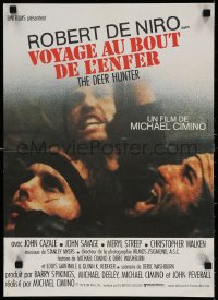 6p912 DEER HUNTER French 15x21 1979 Michael Cimino, De Niro, Walken and Savage in submerged cage!