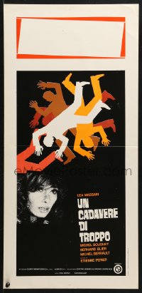 6p652 BLOODY MURDER Italian locandina 1975 Etienna Perier's La Main A Couper, Lea Massari!