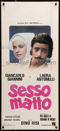 6p678 HOW FUNNY CAN SEX BE Italian locandina 1973 Sessomatto, Giannini & nun Laura Antonelli!