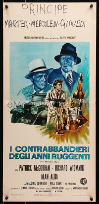 6p700 MOONSHINE WAR Italian locandina 1970 from Elmore Leonard's novel, alcohol bootleggers in 1932!
