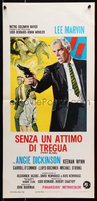 6p710 POINT BLANK Italian locandina 1968 Lee Marvin, Angie Dickinson, John Boorman film noir!