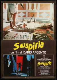 6p643 SUSPIRIA Italian 26x37 pbusta 1977 classic Dario Argento horror, different gory images!