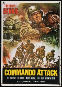 6p148 COMMANDO ATTACK Lebanese 1968 Giugno '44 - Sbarcheremo in Normandia, Michael Rennie, WWII!
