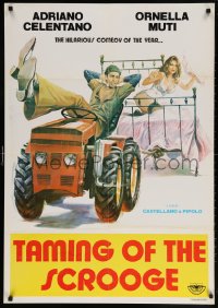 6p165 TAMING OF THE SCOUNDREL Lebanese 1980 Casaro art of sexy Ornella Muti + Celentano w/tractor