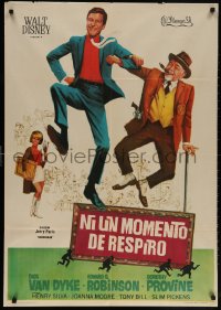 6p136 NEVER A DULL MOMENT Spanish 1968 Disney, Dick Van Dyke, Edward G. Robinson, Dorothy Provine