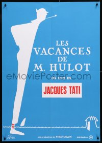 6p826 MR. HULOT'S HOLIDAY Swiss R1970s Jacques Tati, Les vacances de Monsieur Hulot