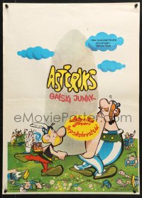 6p401 ASTERIX THE GAUL Yugoslavian 20x27 1967 cool image from Ray Goossens' French cartoon!