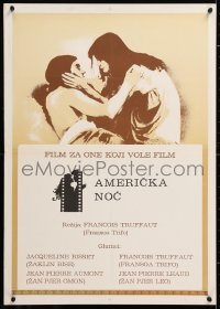 6p412 DAY FOR NIGHT Yugoslavian 20x28 1973 Francois Truffaut's La Nuit Americaine, Bisset!