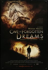 6r577 CAVE OF FORGOTTEN DREAMS 1sh 2010 Werner Herzog directed, Chauvet Cave drawings!
