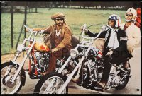 6r239 EASY RIDER 25x37 Dutch commercial poster 1970 Fonda, Nicholson & Hopper on motorcycles!