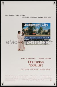 6r607 DEFENDING YOUR LIFE 1sh 1991 Albert Brooks & Meryl Streep find out what happens after you die!