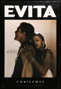 6r634 EVITA teaser DS 1sh 1996 Madonna as Eva Peron, Antonio Banderas, Alan Parker, Oliver Stone