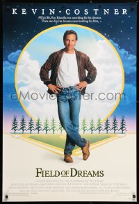 6r643 FIELD OF DREAMS DS 1sh 1989 Kevin Costner baseball classic, if you build it, they will come