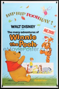 6r777 MANY ADVENTURES OF WINNIE THE POOH 1sh 1977 and Tigger too, plus three great shorts!