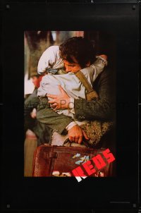 6r850 REDS 1sh 1981 image of star/director Warren Beatty as John Reed & Diane Keaton in Russia!