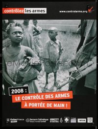 6r337 2008: LE CONTROLE DES ARMES A PORTEE DE MAIN 12x16 French special poster 2008 gun control!