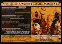6r335 20 JAHRE AUFSTAND DER ZAPATISTAS IN MEXIKO 17x23 German special poster 2014 the Zapatistas!