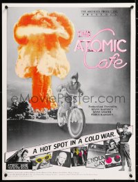 6r360 ATOMIC CAFE 18x24 special poster 1982 great colorful nuclear bomb explosion image!