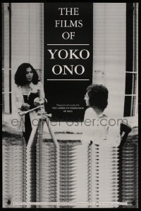 6r001 FILMS OF YOKO ONO 24x36 film festival poster 1991 great image of her and John Lennon!