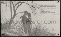 6r408 I DO MY THING 20x34 special poster 1970s young couple under a tree, Perls quote!