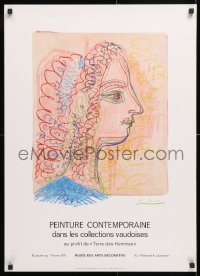 6r199 PEINTURE CONTEMPORAINE 22x31 French museum/art exhibition 1971 Pablo Picasso art!