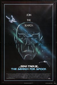 6r902 STAR TREK III 1sh 1984 The Search for Spock, art of Leonard Nimoy by Huyssen & Huerta!