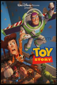 6r947 TOY STORY int'l 1sh 1995 Disney & Pixar cartoon, great images of Buzz, Woody & cast!